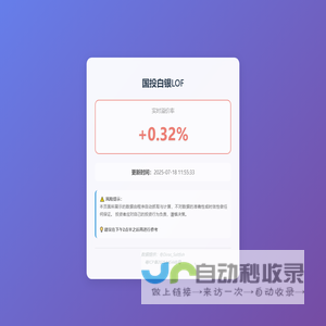 国投白银LOF 实时溢价率